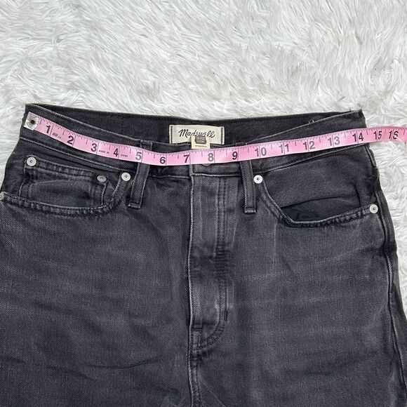 Madewell Black Balloon Jeans In Tall 26 with Button Fly - Picture 8 of 15